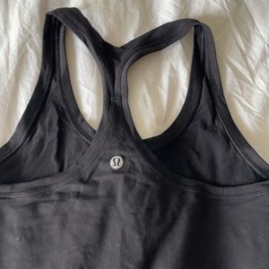 Lululemon Power Y tank, black, size 6